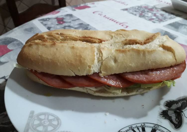 Bocata lomo plancha