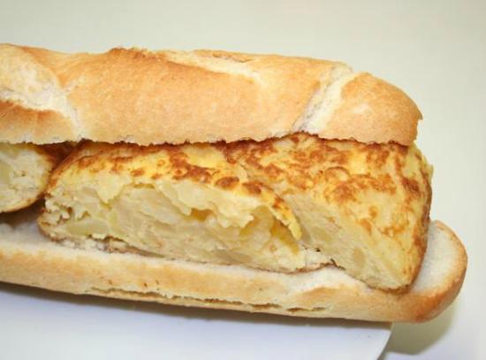 Montado tortilla española 